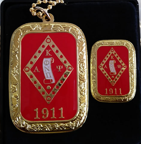 Kappa Dog Tag with Pin