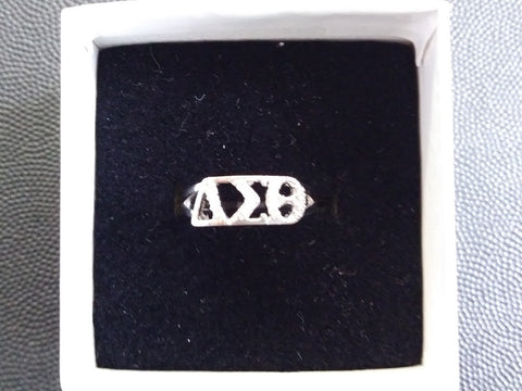 Delta Sigma Theta Silver Rings
