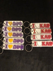 Mirrored Key Chains