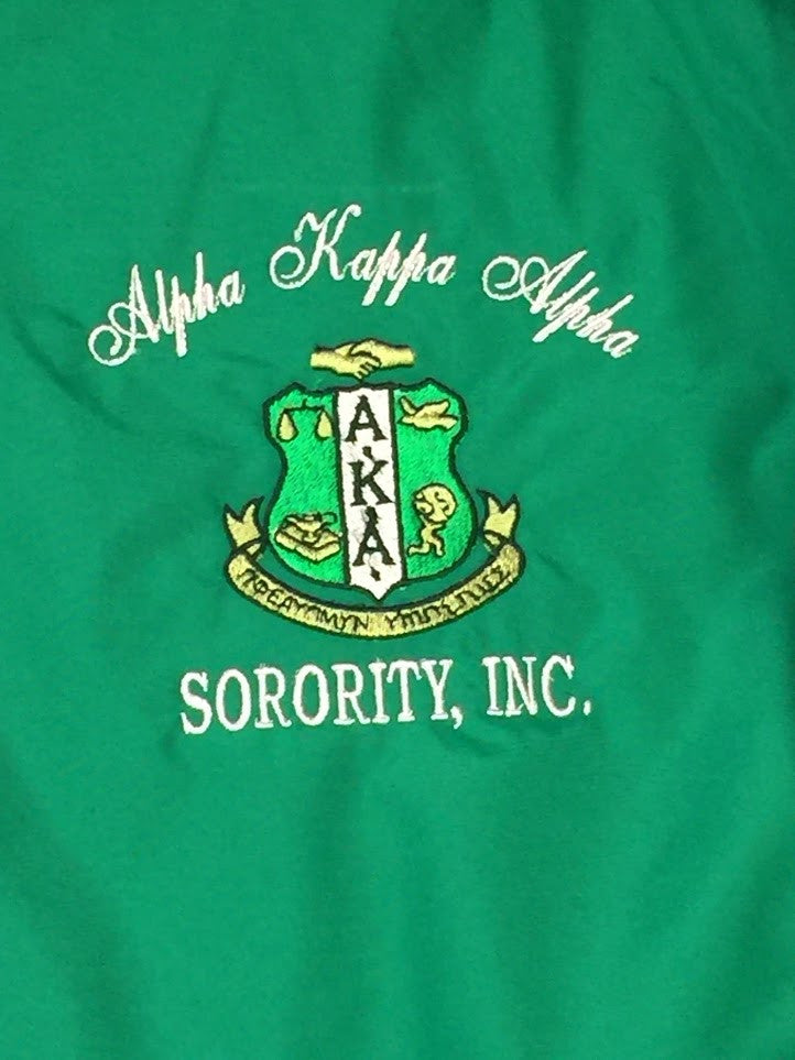 Embroidered Alpha Kappa Alpha Line Jacket