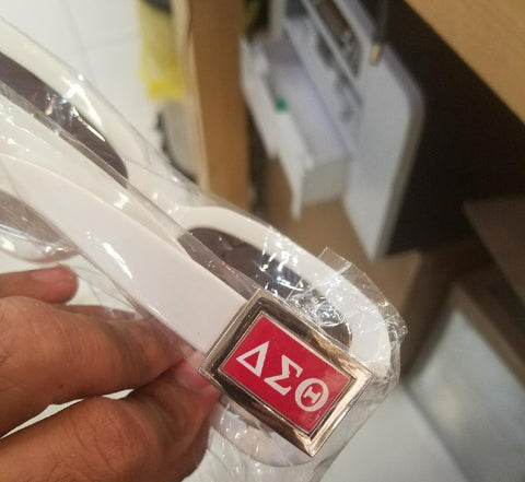 White Delta Sigma Theta Sunglasses
